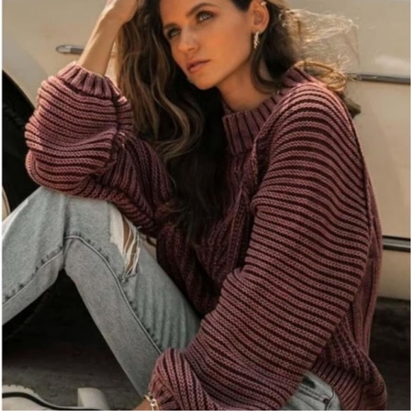 Free People Sweetheart Ribbed Sweater - Picture 4 of 16